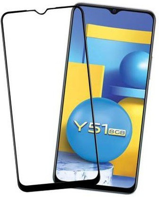INFINITYWORLD Edge To Edge Tempered Glass for VIVO Y51(Pack of 1)