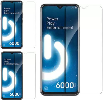 ISAAK Tempered Glass Guard for Tecno Spark Power 2 Air(Pack of 3)