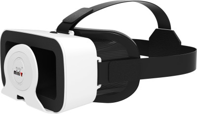 IRUSU Mini VR headset with 42mm HD lenses for all mobiles(Smart Glasses, White)