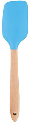 FAAS Silicon Cooking Spatula with Wooden Handle, Non-Stick Spatula(Pack of 1)