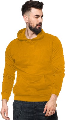 Leotude Full Sleeve Solid Men Sweatshirt
