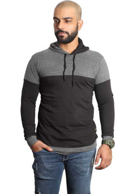 JOLSTER Full Sleeve Color Block Men Reversible Sweatshirt
