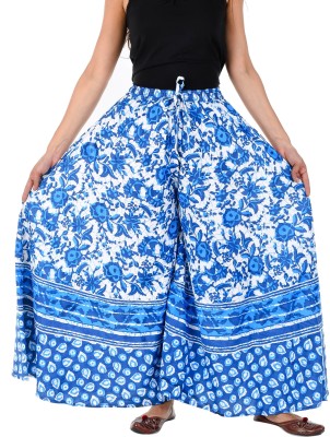 Majestic Women Regular Fit Women Blue Trousers