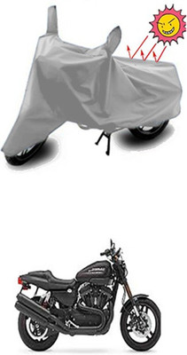 GOODLIFE Two Wheeler Cover for Harley Davidson(Silver)