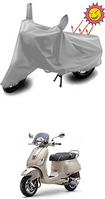 Auto Age Two Wheeler Cover for Universal For Bike(Silver)