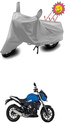 Auto Age Two Wheeler Cover for Mahindra(Silver)