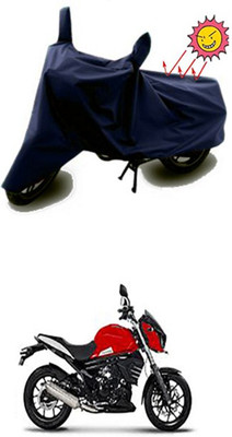 Auto Age Two Wheeler Cover for Mahindra(Blue)
