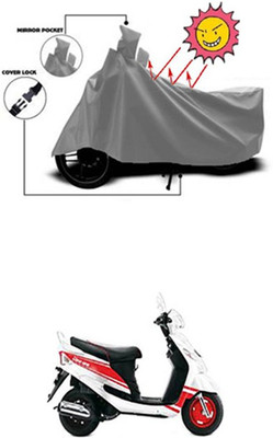 GOODLIFE Two Wheeler Cover for Mahindra(Grey)