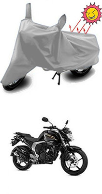 Auto Age Two Wheeler Cover for Yamaha(Silver)