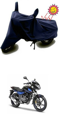 Auto Age Two Wheeler Cover for Bajaj(Pulsar 150 DTS-i, Blue)