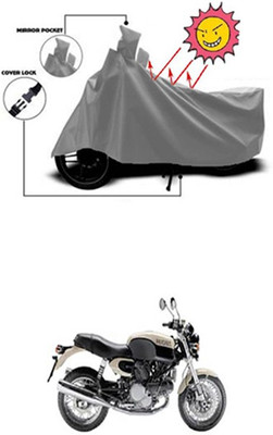 Auto Age Two Wheeler Cover for Ducati(Grey)