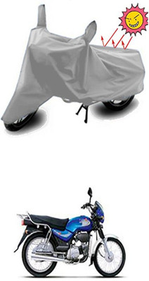 GOODLIFE Two Wheeler Cover for Kinetic(Silver)