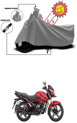 Auto Age Two Wheeler Cover for Hero(Glamour FI, Grey)