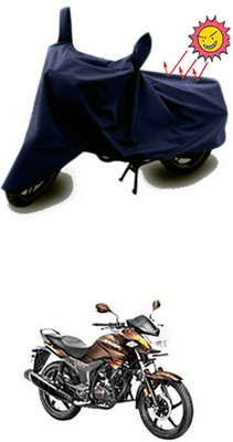 Auto Age Two Wheeler Cover for Hero(Hunk, Blue)