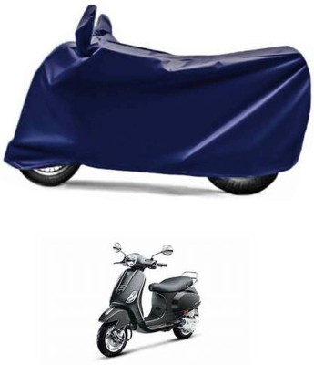 RONISH Two Wheeler Cover for Piaggio(Vespa VXL, Blue)