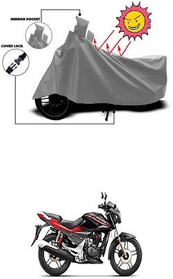Auto Age Two Wheeler Cover for Hero(Xtreme Sports, Grey)