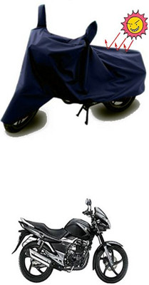 Auto Age Two Wheeler Cover for Suzuki(GS 150R, Blue)