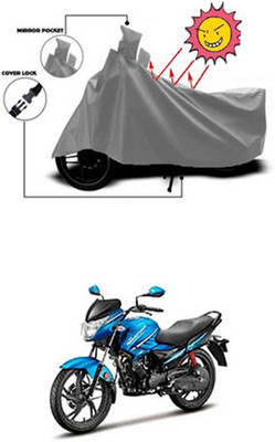 Auto Age Two Wheeler Cover for Hero(Grey)
