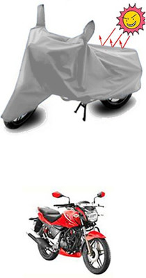 Auto Age Two Wheeler Cover for Hero(Xtreme, Silver)