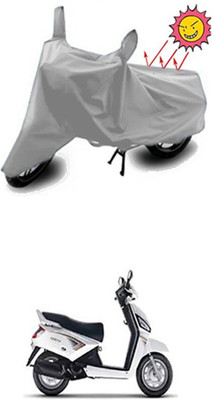 GOODLIFE Two Wheeler Cover for Mahindra(Silver)