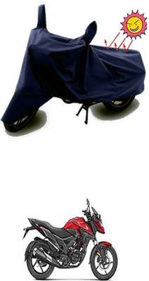 Auto Age Two Wheeler Cover for Honda(Blue)