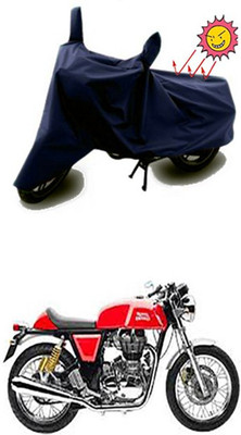 GOODLIFE Two Wheeler Cover for Royal Enfield(Continental GT, Blue)