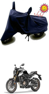 Auto Age Two Wheeler Cover for Honda(Blue)