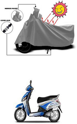 Auto Age Two Wheeler Cover for Mahindra(Grey)