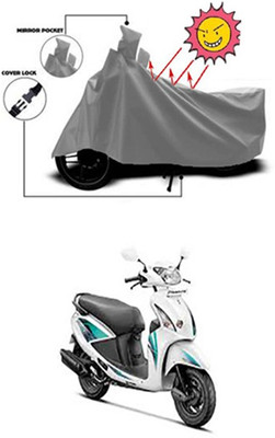 Auto Age Two Wheeler Cover for Hero(Pleasure, Grey)