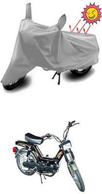 Auto Age Two Wheeler Cover for Kinetic(Silver)