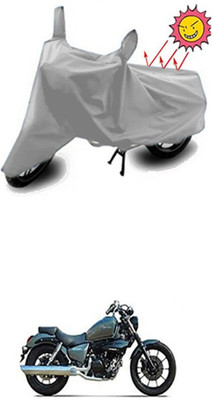 Auto Age Two Wheeler Cover for Yamaha(Silver)