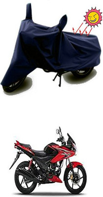 Auto Age Two Wheeler Cover for Honda(CBF Stunner, Blue)