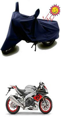Auto Age Two Wheeler Cover for Aprilia(Blue)