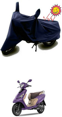 Auto Age Two Wheeler Cover for TVS(Blue)