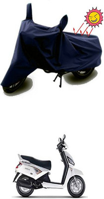 Auto Age Two Wheeler Cover for Mahindra(Blue)