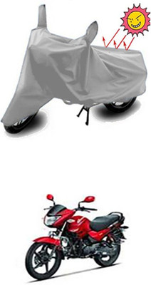 GOODLIFE Two Wheeler Cover for Hero(Silver)