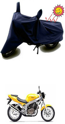Auto Age Two Wheeler Cover for Kinetic(Blue)