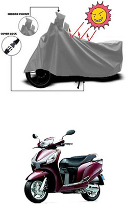 Auto Age Two Wheeler Cover for Honda(Grey)