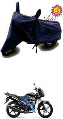 Auto Age Two Wheeler Cover for Yamaha(SS 125, Blue)