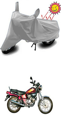 Auto Age Two Wheeler Cover for Hero(Silver)