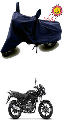 Auto Age Two Wheeler Cover for Bajaj(Pulsar 150, Blue)