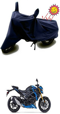Auto Age Two Wheeler Cover for Suzuki(Blue)