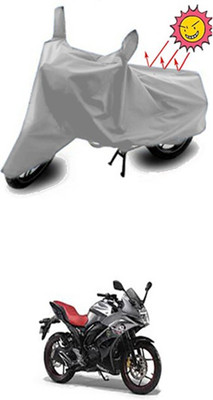Auto Age Two Wheeler Cover for Suzuki(Silver)