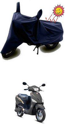 Auto Age Two Wheeler Cover for Hero(Electric Optima, Blue)