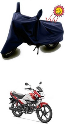 Auto Age Two Wheeler Cover for Hero(Splendor I Smart, Blue)