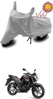 Auto Age Two Wheeler Cover for Yamaha(Silver)
