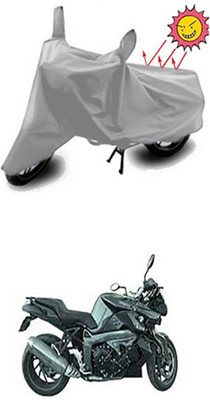 Auto Age Two Wheeler Cover for BMW(Silver)