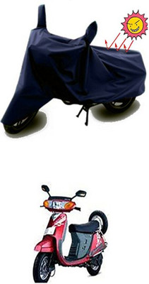 Auto Age Two Wheeler Cover for Kinetic(Blue)