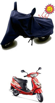 Auto Age Two Wheeler Cover for Mahindra(Blue)