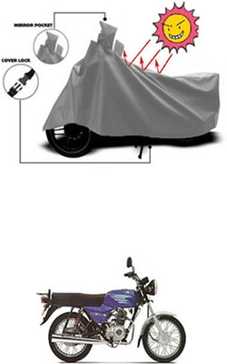 GOODLIFE Two Wheeler Cover for Bajaj(Grey)